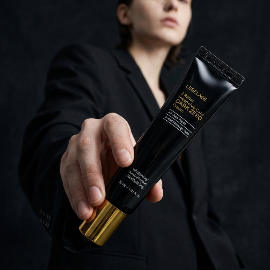 LEBELAGE 3 Roller Intensive Care Dark Zero Cream – skaistinamasis veido kremas su 3 volelių aplikatoriumi