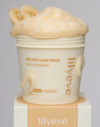 LILYEVE Repair Gelato Hair Pack Silky Banana – atkuriamoji plaukų kaukė žvilgesiui