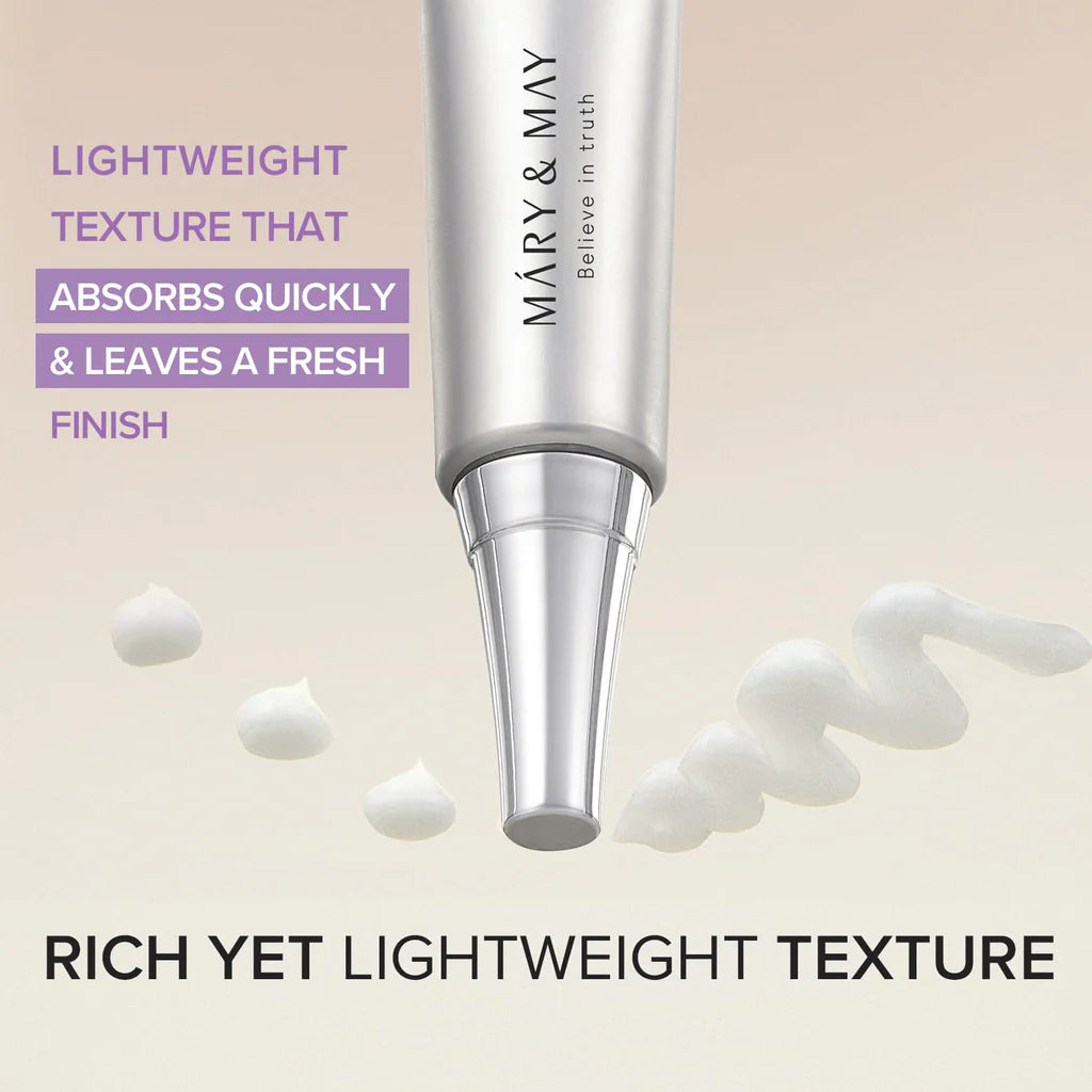 MARY&amp;MAY Tranexamic Acid + Glutathione Eye Cream Special Set – šviesinantis paakių kremų rinkinys (1+2 vnt)
