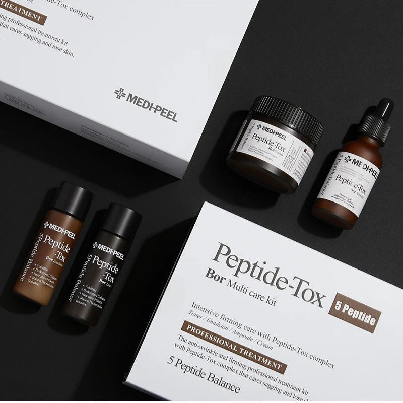 MEDIPEEL Bor-Tox Multi Care Kit – stangrinantis veido priežiūros rinkinys su peptidais