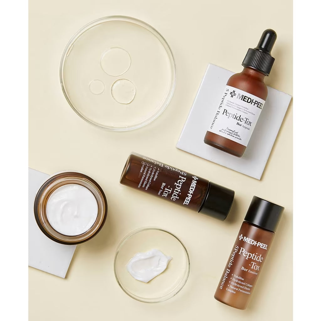 MEDIPEEL Bor-Tox Multi Care Kit – stangrinantis veido priežiūros rinkinys su peptidais