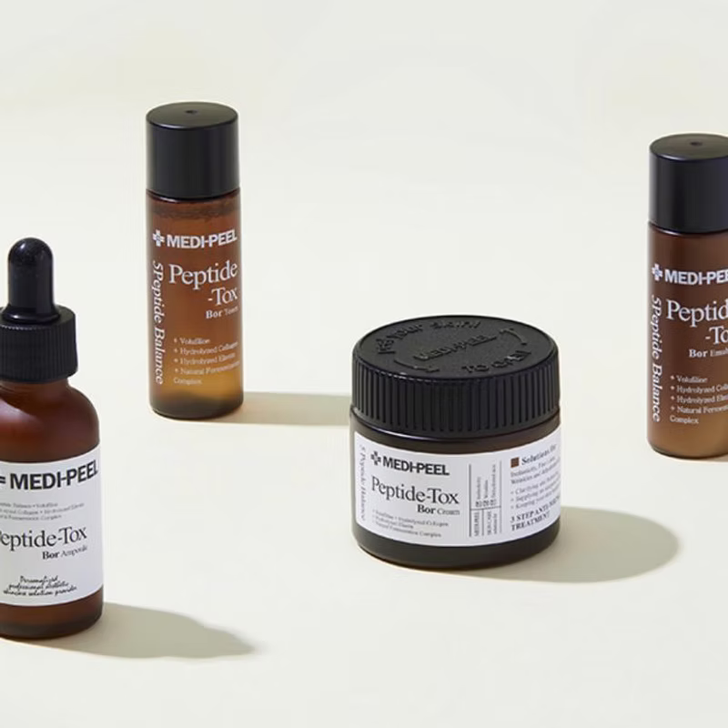 MEDIPEEL Bor-Tox Multi Care Kit – stangrinantis veido priežiūros rinkinys su peptidais