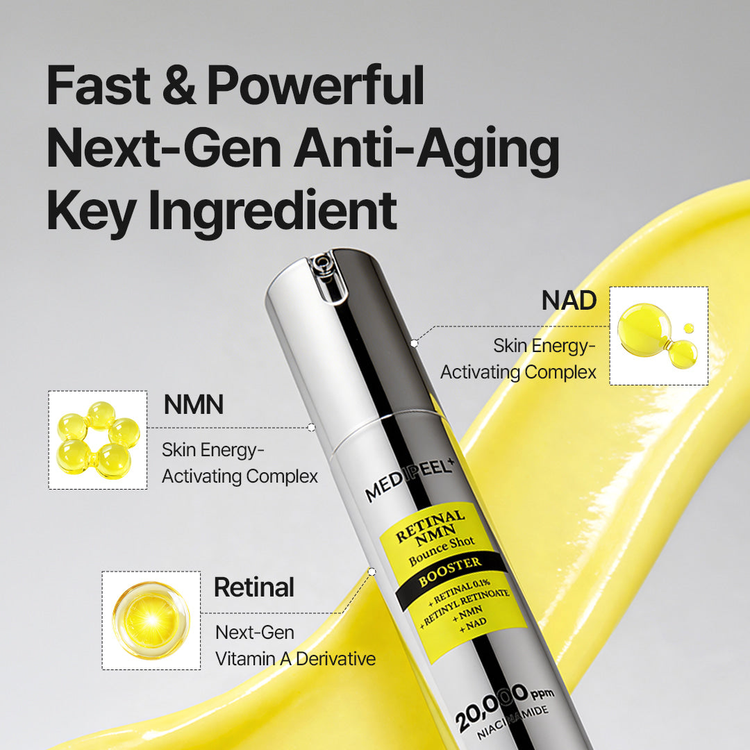 MEDIPEEL Retinal NMN Bounce Shot Booster - retinalio veido priežiūros priemonė
