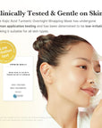 MEDICUBE Kojic Acid Turmeric Night Wrapping Mask – naktinė skaistinanti veido kaukė