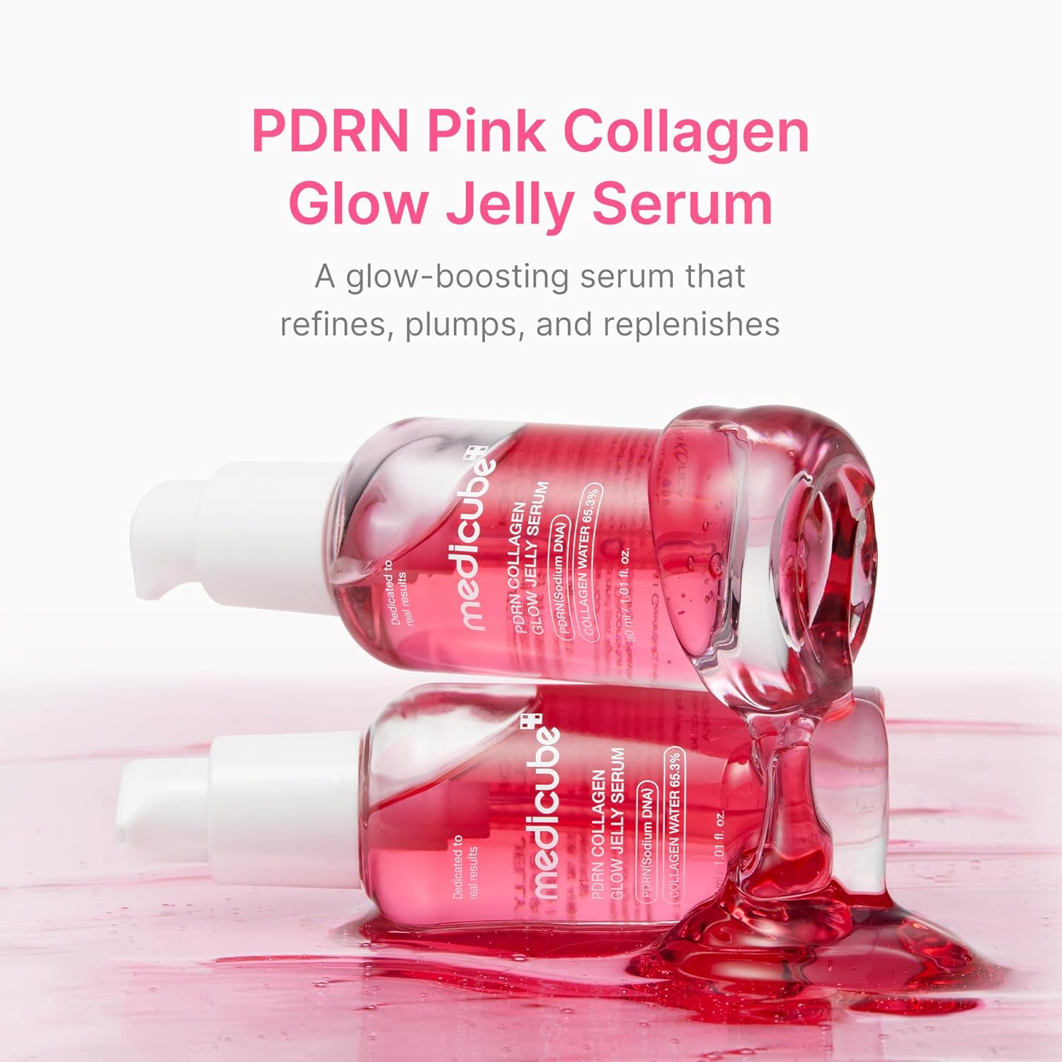 MEDICUBE PDRN Collagen Glow Jelly Serum – veido serumas