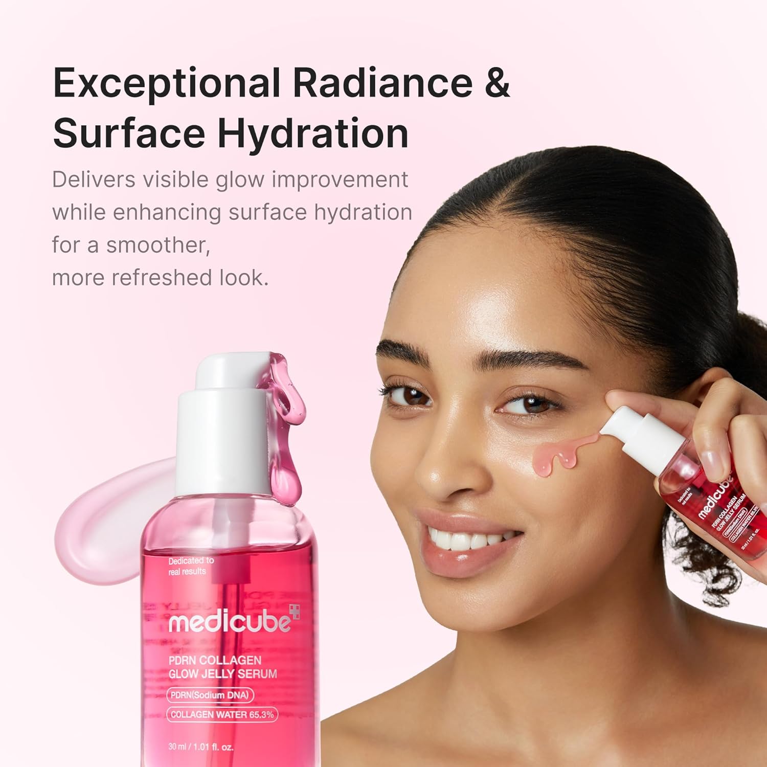 MEDICUBE PDRN Collagen Glow Jelly Serum – veido serumas