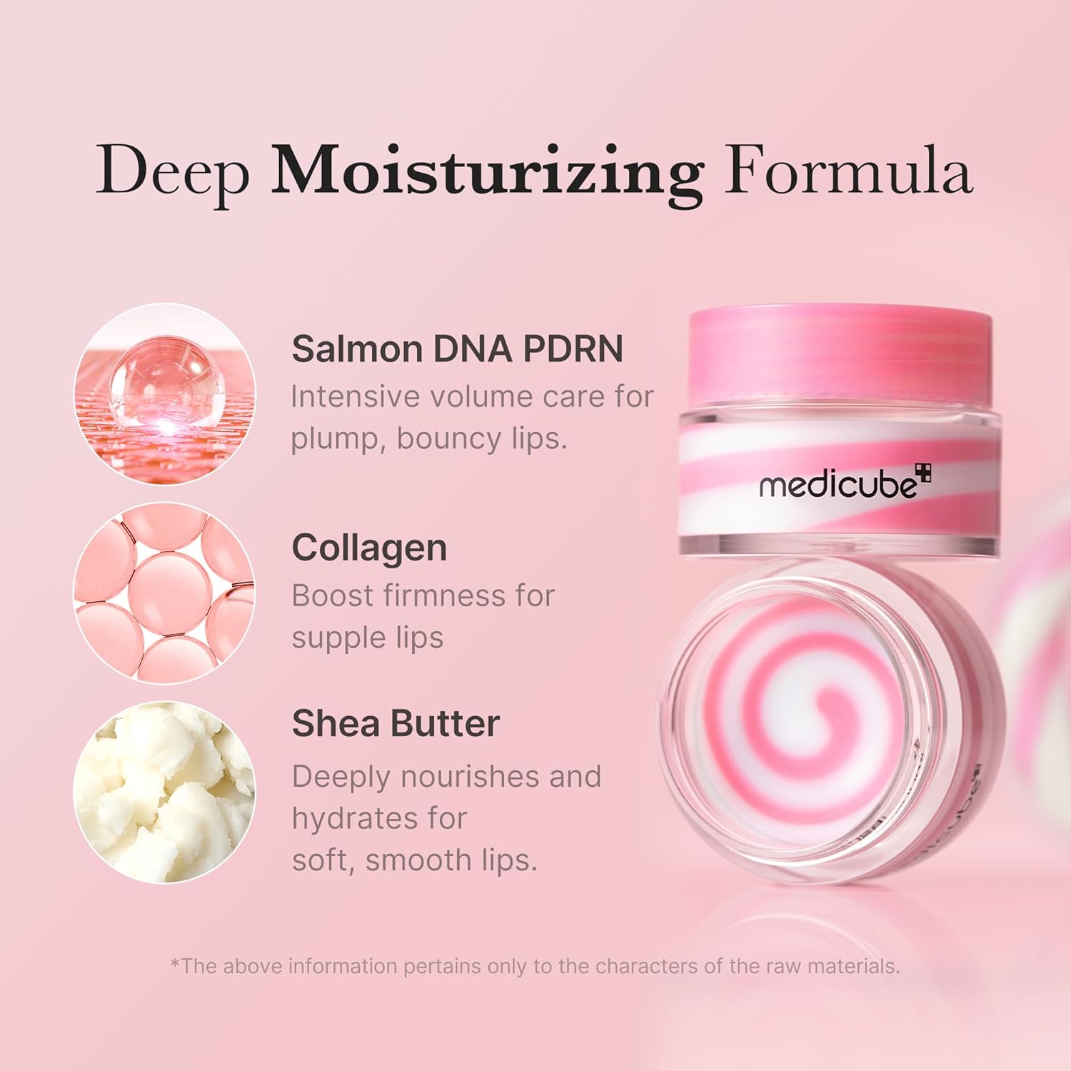 MEDICUBE PDRN Lip Sleeping Mask – intensyviai drėkinanti naktinė lūpų kaukė