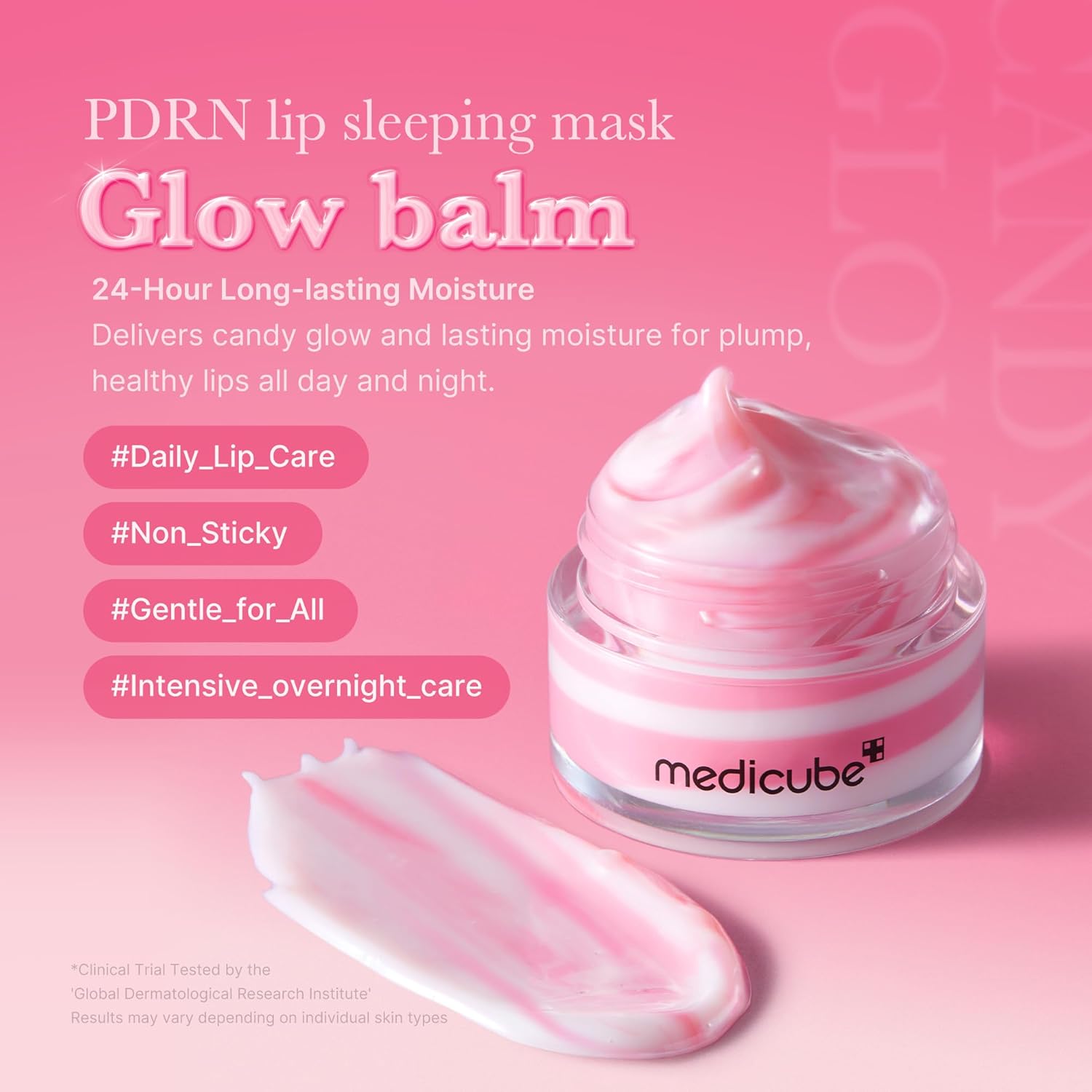 MEDICUBE PDRN Lip Sleeping Mask – intensyviai drėkinanti naktinė lūpų kaukė