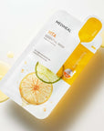 MEDIHEAL Essential Mask Vita – skaistinanti veido kaukė su vitaminų kompleksu