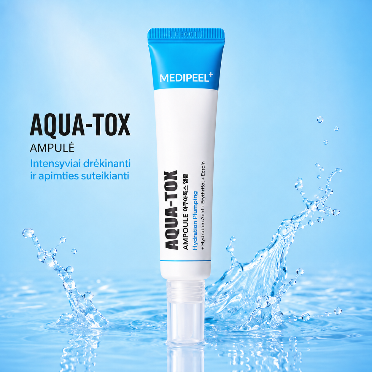 MEDIPEEL Aqua-Tox Ampoule – intensyviai drėkinanti veido ampulė