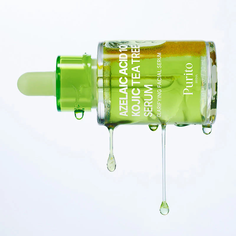PURITO SEOUL Azelaic Acid 10 Kojic Tea Tree Serum – veido serumas