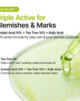 PURITO SEOUL Azelaic Acid 10 Kojic Tea Tree Serum – veido serumas
