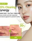 PURITO SEOUL Azelaic Acid 10 Kojic Tea Tree Serum – veido serumas