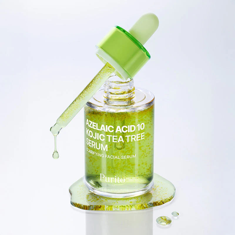 PURITO SEOUL Azelaic Acid 10 Kojic Tea Tree Serum – veido serumas