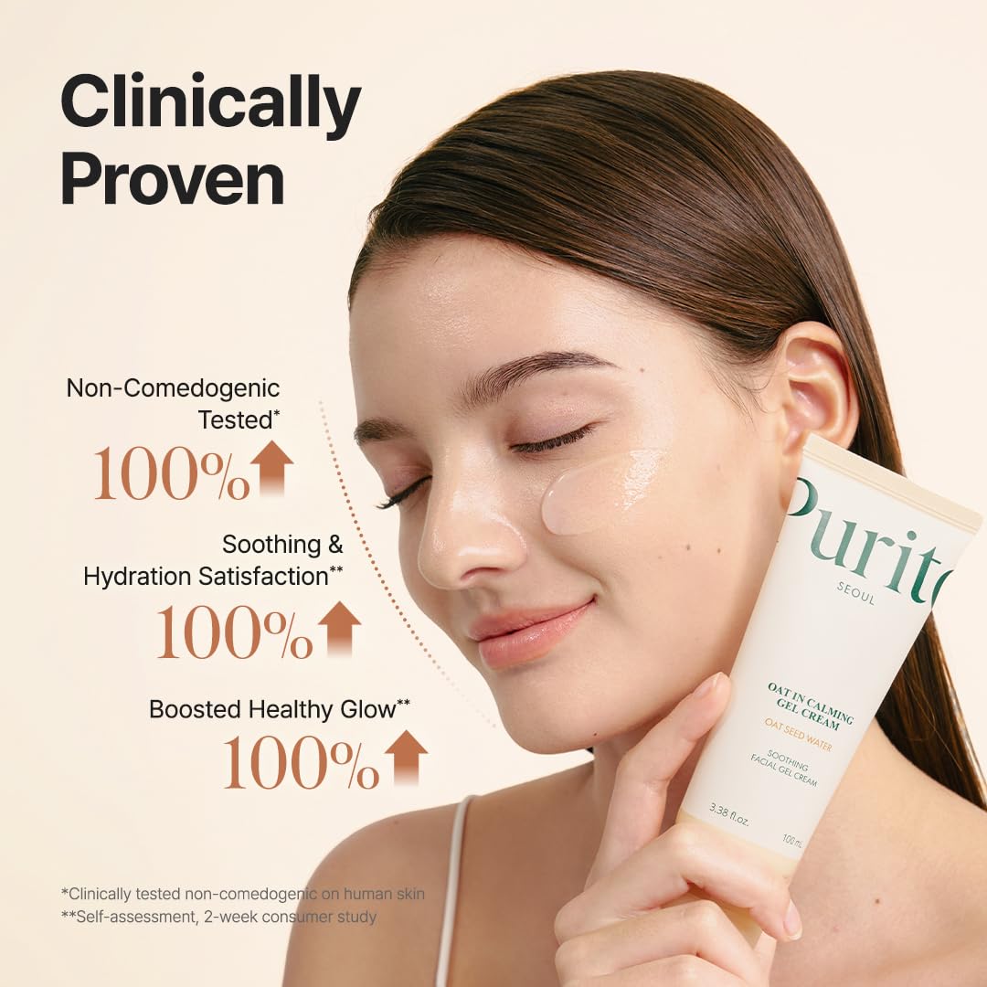 PURITO SEOUL Oat-in Calming Gel Cream – raminamasis gelinis veido kremas