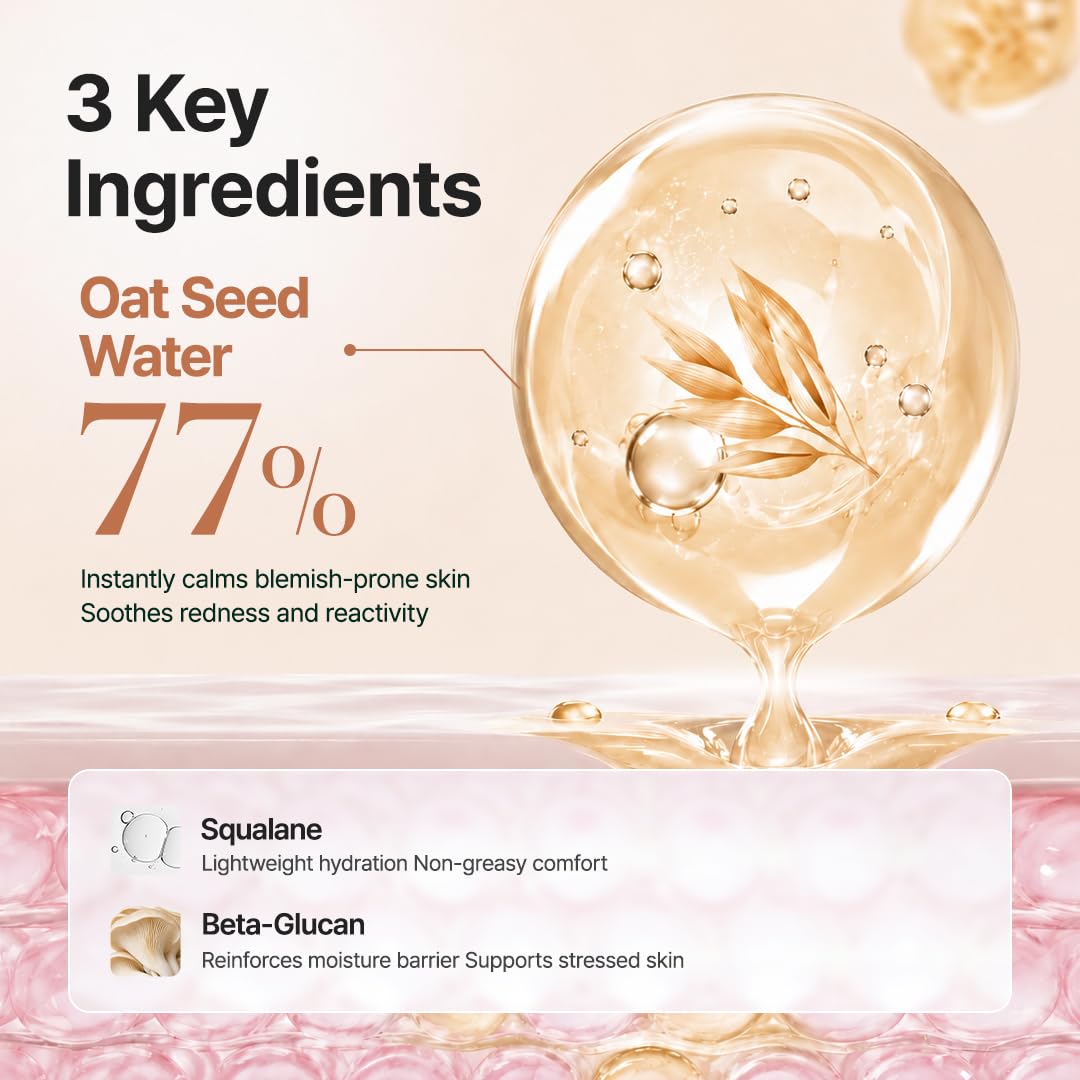 PURITO SEOUL Oat-in Calming Gel Cream – raminamasis gelinis veido kremas