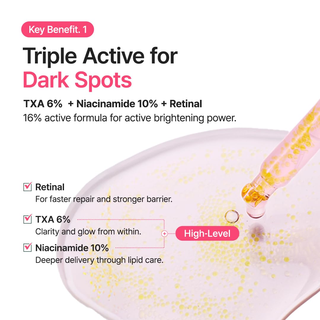 PURITO SEOUL TXA 6 Niacinamide 10 Retinal Serum – veido serumas