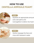 Madagascar Centella Ampoule Foam – švelnus kasdienis veido prausiklis
