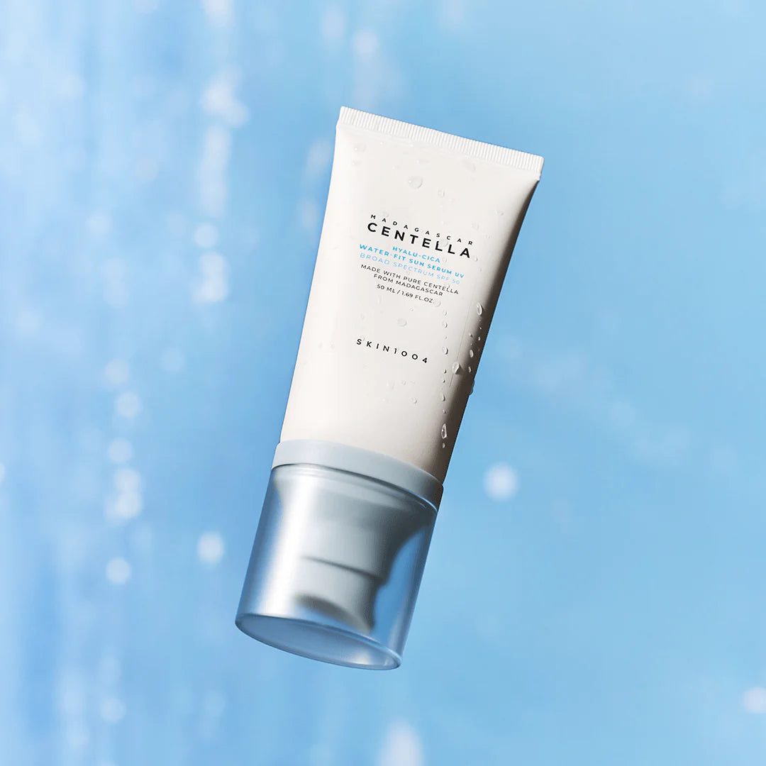SKIN1004 Madagascar Centella Hyalu-Cica Water-Fit Sun Serum – apsauginis kremas nuo saulės