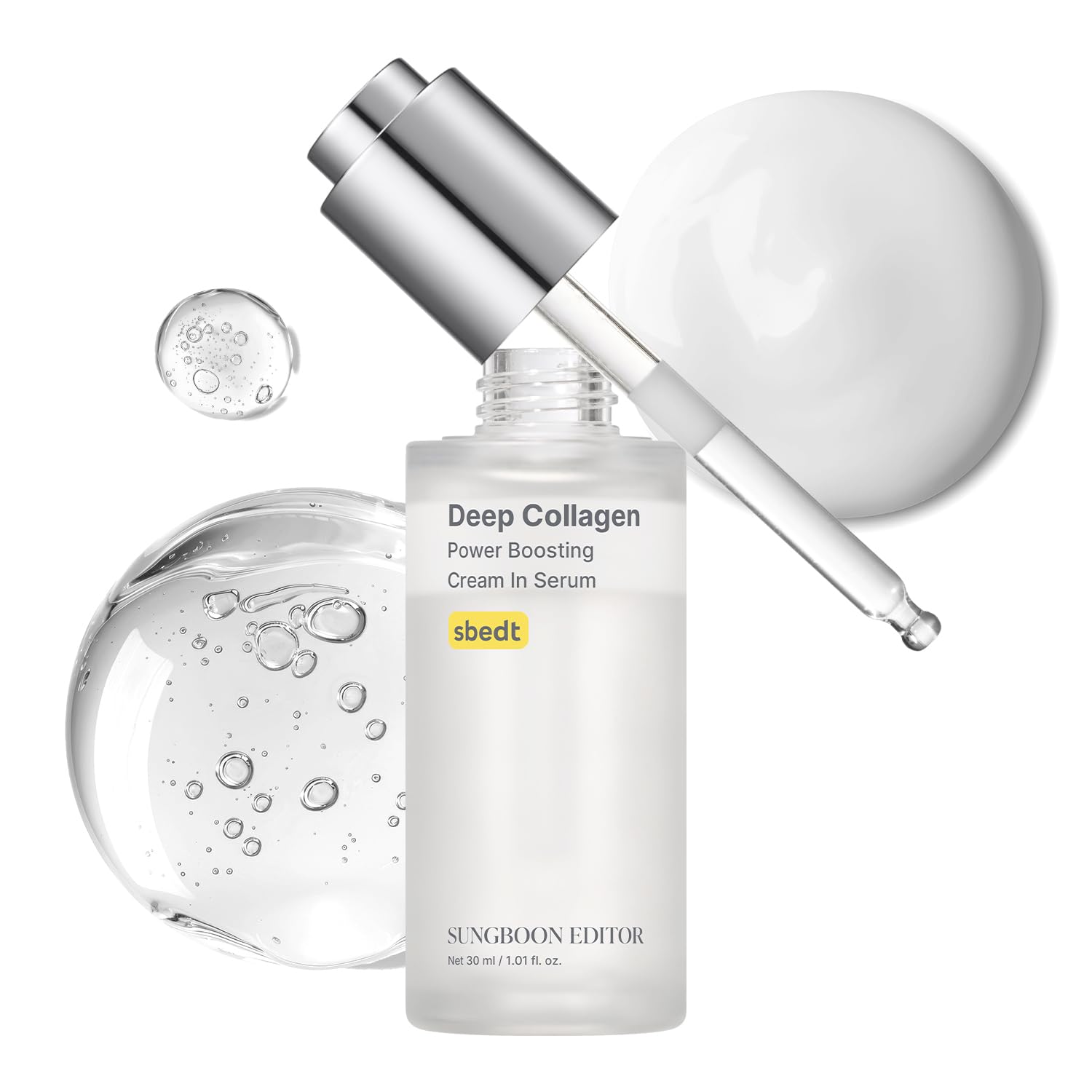 SUNGBOON EDITOR Deep Collagen Power Boosting Cream In Serum – stiprinamasis veido serumas-kremas
