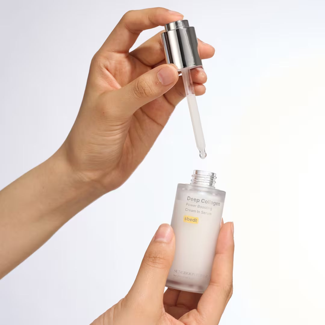 SUNGBOON EDITOR Deep Collagen Power Boosting Cream In Serum – stiprinamasis veido serumas-kremas