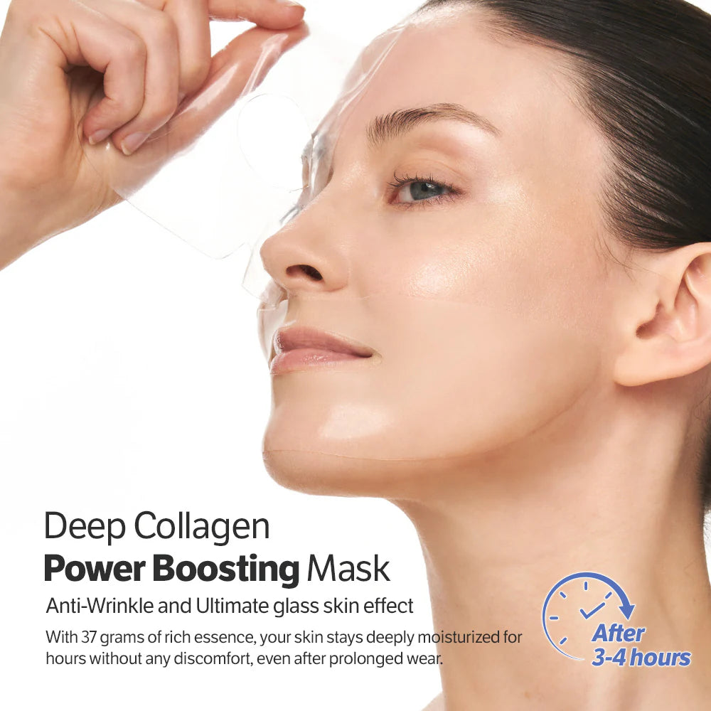 SUNGBOON EDITOR Deep Collagen Power Boosting Mask – intensyviai drėkinanti kolageno hidrogelinė veido kaukė