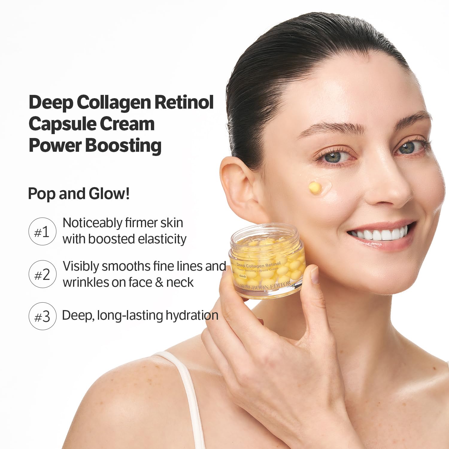 SUNGBOON EDITOR Deep Collagen Power Boosting Routine Set – kolageno odos priežiūros rinkinys
