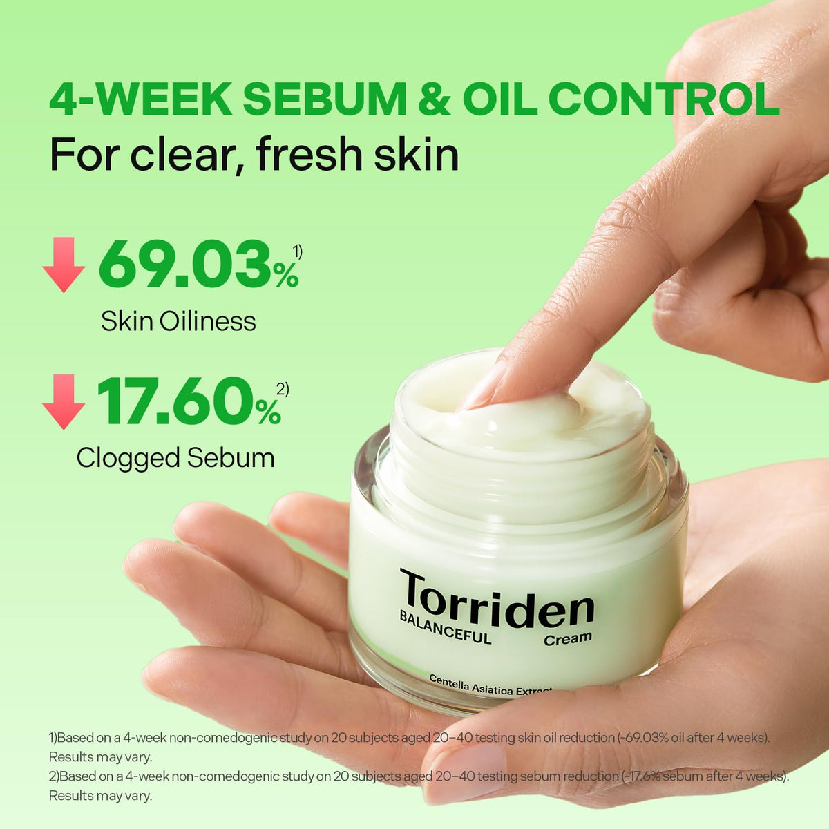 TORRIDEN Balanceful Cica Cream – raminamasis veido kremas