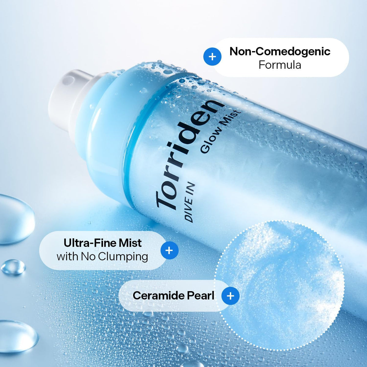 TORRIDEN DIVE-IN Low Molecular Hyaluronic Acid Glow Mist – drėkinamoji veido dulksna