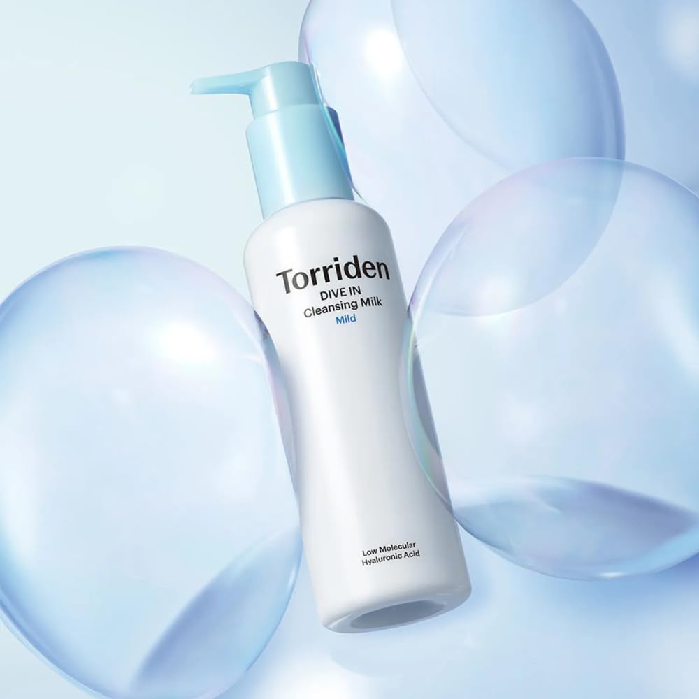 TORRIDEN DIVE-IN Low Molecular Hyaluronic Acid Cleansing Milk – drėkinamasis valomasis veido pienelis